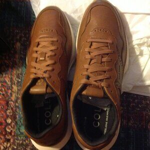 Cole Haan Men's Grandpro Ashland Tan Leather Sneakers - 11.5 M - New in Box